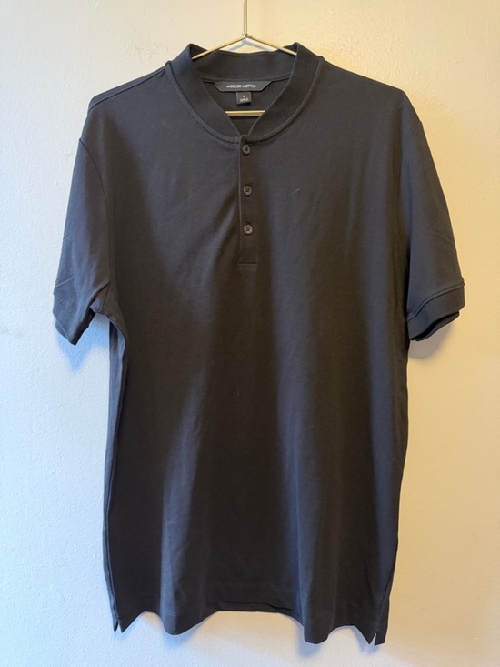 Mercer+Mettle Other - Mercer + Mettle Men's Black Short-Sleeve - Modern Casual